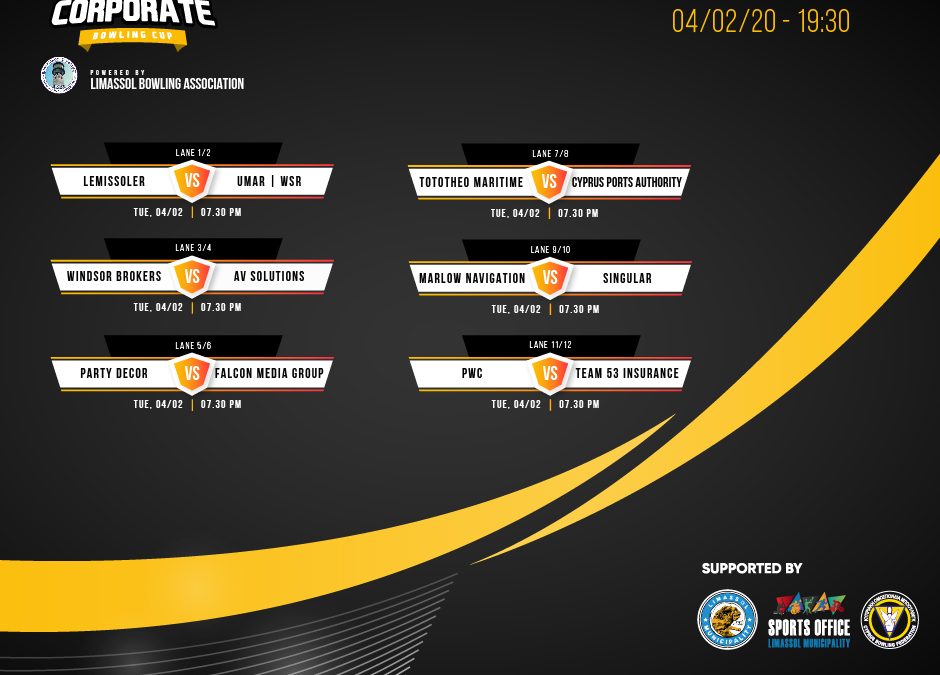 CCBC Round 1 Schedule